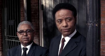 Lon Satton and Alvin Alcorn in Live and Let Die (1973)