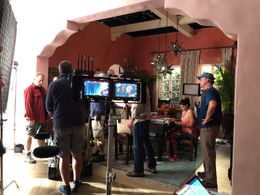 On the set of Jane the Virgin