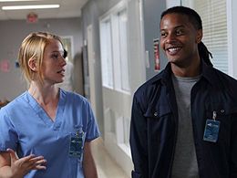 Brandon Jay McLaren and Joanna Douglas in Being Erica (2009)