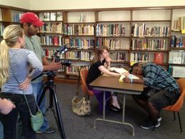 Amy LeBlanc, Gerald Yelverton, and Olga Nechaeva in Awesome Movie (2013)