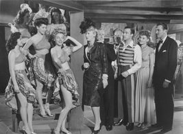 Rita Hayworth, Gene Kelly, Eve Arden, Lee Bowman, Leslie Brooks, and Otto Kruger in Cover Girl (1944)