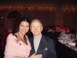 Kate Romero with Red Buttons