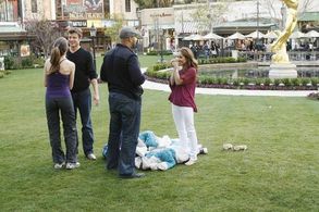 Conroe Brooks, Staci Lawrence, and Ashley Hebert in The Bachelorette (2003)