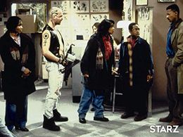 Kenny Blank, Suzzanne Douglas, Reagan Gomez-Preston, and Robert Townsend in The Parent 'Hood (1995)