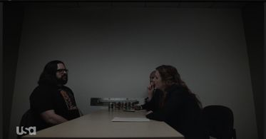 Grace Gummer and Azhar Khan in Mr. Robot (2015)