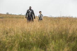 Idris Elba and Tom Taylor in The Dark Tower (2017)