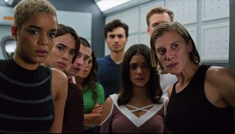 Katee Sackhoff, Jake Abel, Jessica Camacho, Alex Ozerov, Elizabeth Faith Ludlow, JayR Tinaco, Blu Hunt, and Alexander El