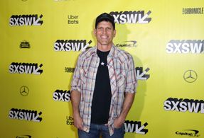 Michael Schwartz at an event for The Peanut Butter Falcon (2019)