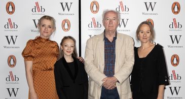 Anne-Marie Duff, Raffiella Chapman, Philip Pullman & Niamh Cussack at Book of Dust Secret Commonwealth launch.