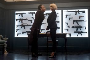 Robin Lord Taylor and Erin Richards in Gotham (2014)