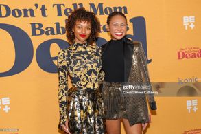 Psalms Wimbrey and Hannah Joel Wimbrey at the premiere of 