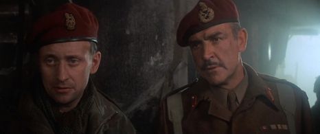 Sean Connery and Richard Kane in A Bridge Too Far (1977)