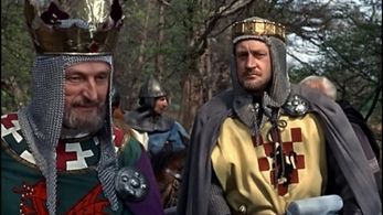 Mark Dignam and Ronald Howard in Siege of the Saxons (1963)
