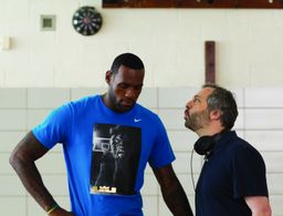 Judd Apatow and LeBron James in Trainwreck (2015)