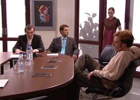 Georgiy Taratorkin, Ilya Lyubimov, Vitaliy Egorov, and Nelli Uvarova in Ne rodis krasivoy (2005)