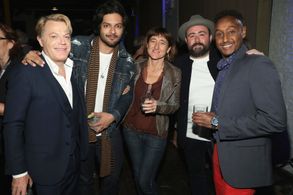 Eddie Izzard, Celyn Jones, Beeban Kidron, Ali Fazal, and Mohamed Hakeemshady