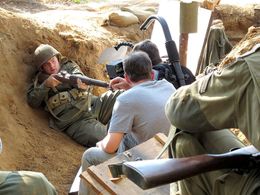 Cody Kasch as Private Lewis in the World War II film The Last Rescue.