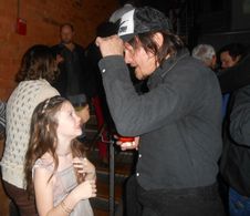 Kennedy Brice and Norman Reedus