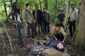 Jay Huguley, Andrew Lincoln, Michael Traynor, Danai Gurira, Steven Yeun, Kenric Green, Jonathan Kleitman, Justin Miles, 