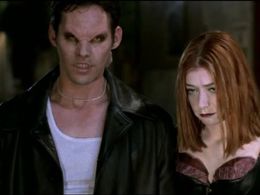 Alyson Hannigan and Nicholas Brendon in Buffy the Vampire Slayer (1997)