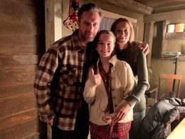 Devon Sawa, Summer H. Howell, Camille Sullivan - Set of Hunter Hunter (Oct 2019)