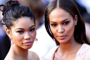 Chanel Iman and Joan Smalls