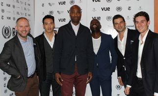 Cristian Solimeno, Sean Spencer, David Gyasi, and Jason Wong at an event for Panic (2014)