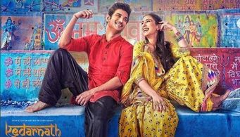 Sushant Singh Rajput and Sara Ali Khan in Kedarnath (2018)