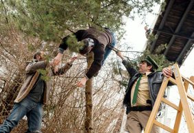 Christian Tramitz, Helmfried von Lüttichau, and Hannes Ringlstetter in Hubert und Staller - Die ins Gras beißen (2013)