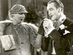 Violet Kemble Cooper and Tyrell Davis in Our Betters (1933)