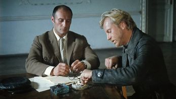 Yuriy Bogatyryov and Aleksandr Porokhovshchikov in At Home Among Strangers, a Stranger Among His Own (1974)