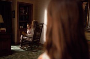 Joseph Bishara and Sterling Jerins in The Conjuring (2013)