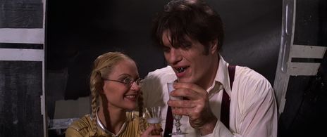 Richard Kiel and Blanche Ravalec in Moonraker (1979)