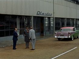 Jacques Tati, Lucien Frégis, and Jean-Pierre Zola in Mon Oncle (1958)