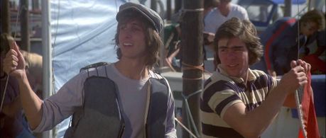 David Elliott and Billy Van Zandt in Jaws 2 (1978)