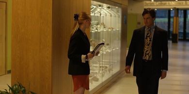 William McNamara and Elizabeth Piper S. in The Audit.