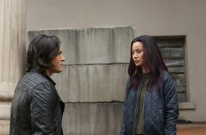 Jamie Chung and Blair Redford in The Gifted (2017)