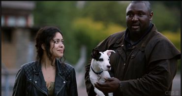 Alyssa Diaz and Nonso Anozie in Zoo (2015)