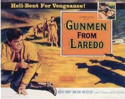 Maureen Hingert and Robert Knapp in Gunmen from Laredo (1959)