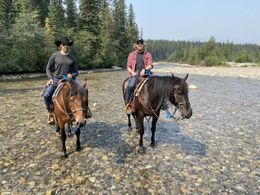 Nelson Leis and Troy Mundle on location in Alberta