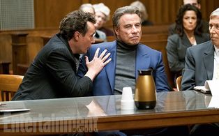 John Travolta and Chris Kerson in Gotti (2018)