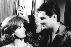 Irán Eory and Brett Halsey in Espionage in Lisbon (1965)