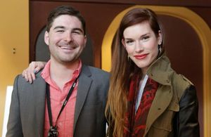 Director James Kicklighter and Sanna Haynes at the Macon Film Festival