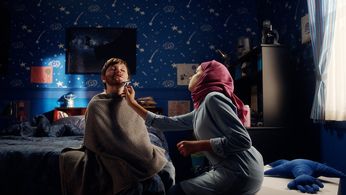 Gracelyn Awad Rinke and Judah Prehn in Resident Alien: The Wire (2022)