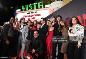 LOS ANGELES, CALIFORNIA - NOVEMBER 14: (L-R) Gabriel Davenport, Jeff Rendell, Shailyn Griffin, Tomaso Sanelli, Jalen Tho