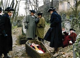 Ludek Kopriva, Petr Nározný, Petr Pelzer, Jan Preucil, and Rudolf Hrusínský in The Vampire Wedding (1993)