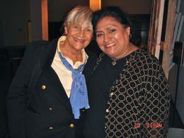 Estelle Parsons. Teresa Yenque, NIGHT OVER TAOS's opening night.