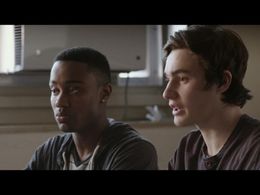 Emilio Cuesta and Donté Grey in From Nowhere (2016)