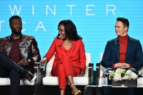 Jonathan Tucker, Aldis Hodge, and Lauren E. Banks