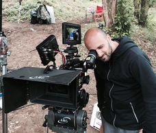 Giorgio Bruno on set